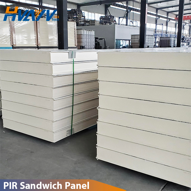 Manu -manong Pir Pur Board Sandwich Panel para sa Refrigerating Room Cold Storage o Kusina/Restaurant