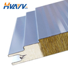 PU og Rockwool Sandwich Panel Isolation Board til vægisolering Fremragende termisk ledningsevne, brandbestandighed